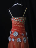 Vintage A Line Spaghetti Straps Tulle With Beadings 16th Birthday Dress Homecoming Dresses Cocktail Gown HZ0311