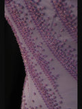 Vintage A line Spaghetti Straps Lilac Backless Chiffon 90s With Beads Prom Max Dresses Inspo 19th Birthday Outfit Formal Dress For Women HZ0311