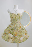 Luxury Ball Gown Sweetheart Green Lace Short 18th Birthday Dress Homecoming Dresses Cocktail Gown HZ0311