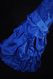 Vintage Prom Dresses 1980s Retro Classy Mermaid Sweethart Royal Blue Taffeta Inspo Long Prom Gown HZ0311