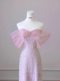 Beautiful A line Off The Shoulder Sequin Pink Prom Dresses Inspiration Prom Dress Princess Graduation Dress HZ0311