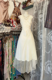 Vintage Prom Dresses 1950s Formal Retro Classy A Line V Neck Chiffon Evening Dress Prom Party Gown HZ0311