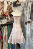 Vintage Prom Dresses 1950s Formal Retro Classy Mermaid Strapless Light Pink Evening Dress Prom Party Gown HZ0311