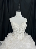 Retro Ball Gown Sweetheart Layers Style Long 1960s Inspired Wedding Dress Bride Gowns Wedding Dresses HZ0311