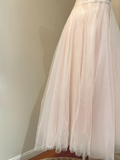 Modest a line spaghetti straps pink prom dress formal party dresses HZ0311