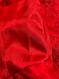 Retro Prom Dresses Ball Gown Spaghetti Strap Burgundy Vintage Long Prom Dresses Party Gowns HZ0311
