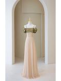Elegant A Line Spaghetti Strap Sequin Pink Prom Dress Charming Evening Party Gowns Fashion Wedding Guest Dress HZ0311