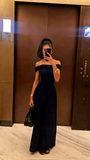 Modest A line Off The Shoulder Burgundy With Sleeves Evening Dresses High School Teens Senior Night Dance Party Outfits HZ0311