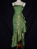 Vintage 1950s High Low Spaghetti Straps Prom Dresses Inspiration Long Party Retro Evening Dress 18th Birthday Outfits HZ0311
