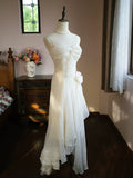 Vintage 1950s Mermaid Spaghetti Straps Ivory Prom Dresses Inspiration Long Party Evening Dress 18th Birthday Outfits HZ0311
