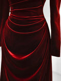 Unique Sheath Royal Blue Long Sleeves Prom Dresses Inspiration Party Night Gowns 20th Birthday Outfits HZ0311