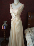 Vintage 1960s Mermaid V Neck Pink With Flowers Lace Prom Dresses Inspiration Long Party Evening Dress 18th Birthday Outfits HZ0311