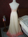 Vintage 1960s Mermaid V Neck Pink With Flowers Lace Prom Dresses Inspiration Long Party Evening Dress 18th Birthday Outfits HZ0311