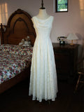 Modest A Line Scoop Neck White Lace Prom Dresses Inspiration Long Party Evening Dress 18th Birthday Outfits HZ0311