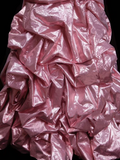 Classy Ball Gown Sweetheart Pink Organza With Beadings Layered Long Prom Dresses Trendy Party Dress For Women HZ0311