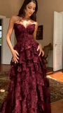Special A Line Sweetheart Dark Navy Blue Lace Sequin Sleeveless Long Prom Dresses Inspo Prom Gown HZ0311