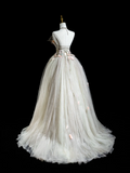 Retro Ball Gown Sweetheart Tulle Long Prom Dresses Impress 18th Birthday Outfits Prom Gown HZ0311