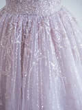 Shinning Ball Gown Deep V Neck Pink Sequin Long Prom Dresses Impress 19th Birthday Outfits Prom Gown HZ0311