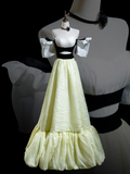 Classy A Line Off The Shoulder Satin Prom Dresses Formal Dress 18th Birthday Outfits Prom Gown HZ0311