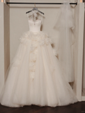 Ethereal Ball Gown Sweetheart Fitted Corset Sleeveless Tulle Wedding Dress Bride Gowns Wedding Dresses HZ0311