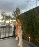 Elegant New Arrival Sexy Mermaid Long Sequin Evening Dress Prom Graduation Formal Dress HZ0311