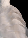 Dream Ball Gown Sweetheart Wedding Dresses Tulle White With Pleated Layers Vintage Brides Dress Long Bridal Gowns HZ0311